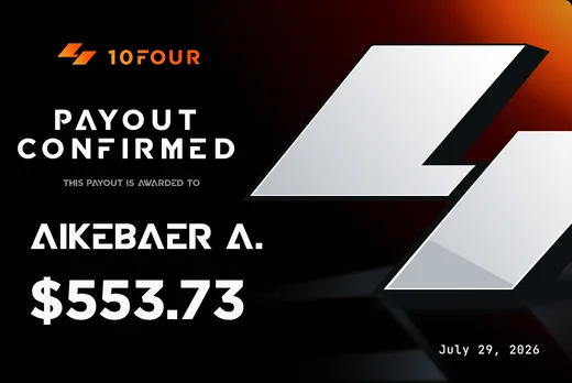 10FOUR payout certificate for Aikebaer