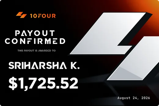 10FOUR payout certificate for Sri