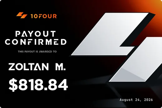 10FOUR payout certificate for Zoltan